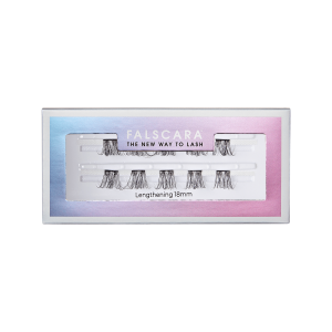 Falscara Lengthening Single Pack | DIY False Lash Extensions. Natural. Cluster Lash. Wispy Lashes. 10 Wisps. 18mm