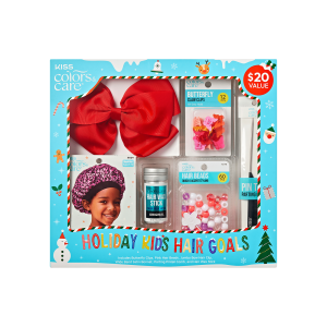 Kiss Colors & Care Kids Holiday Gift Set | Gift Set. Hair Accessories