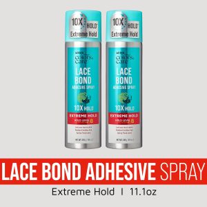 Kiss Colors & Care Lace Bond Adhesive Spray Extreme Hold Bundle - 11.1 oz. 2 Pack