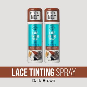 Kiss Colors & Care Lace Tinting Spray Dark Brown Bundle 2 Pack