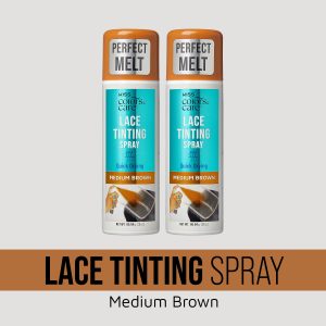 Kiss Colors & Care Lace Tinting Spray Medium Brown Bundle 2 Pack