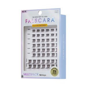 Falscara Classic Natural Mega Multipack | DIY False Lash Extensions. Cluster Lash. Wispy Lashes. 50 Wisps. 8mm-16mm