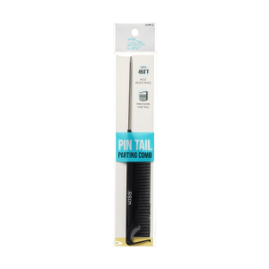 Kiss Colors & Care Pin Tail Parting Comb | Parting Comb . Rat Tail Comb. Heat Resistant