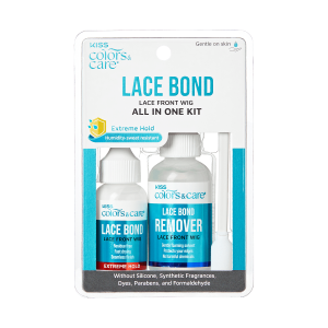 Kiss Colors & Care Lace Bond Glue and Remover Kit | All-In-One Kit. Wig Glue. Hair Care