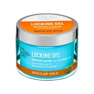 Kiss Colors & Care Locking Gel | Regular Hold. Loc Styling. Maintain & Define. For Fine & Medium Hair Types. 6 oz. Hair Care