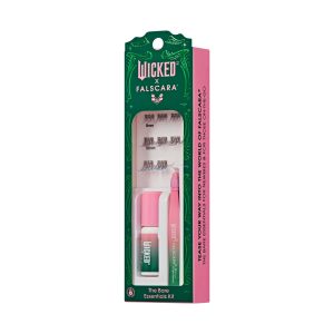 WICKED X Falscara False Eyelashes - Shimmering Shine | DIY False Lash Extensions. Natural. Cluster Lash. Wispy Lashes. 10 Wisps. 8mm-10mm