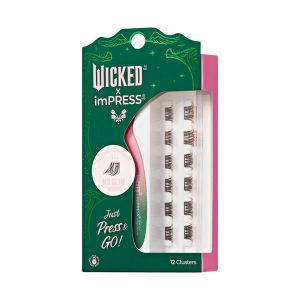 WICKED X Impress | Wizard's Palace | 12 Lash Clusters. 8mm-10mm