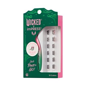 WICKED X Impress | Bewitching | 12 Lash Clusters. 8mm-10mm