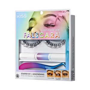 Falscara Pride Starter Kit -Natural | DIY False Lash Extensions. Light Glam. Cluster Lash. Wispy Lashes. Pride. 10 Wisps. 12mm