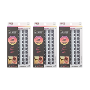 Impress Press-On Falsies 3-Pack Voluminous Clusters Bundle