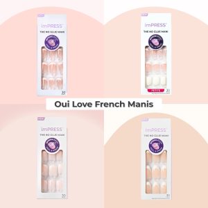 Impress French Press On Nails Bundle - Oui Love French Manis