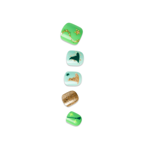 Impress MINI X WICKED: FOR GOOD | Perfect Duet | Design. Green. Kids. Squoval. Manicure