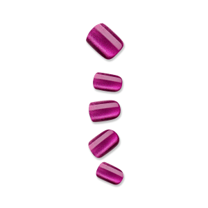 colorFX by Impress No Glue Fake Press On Nails - Levels | Solid. Pink. Short. Squoval. Manicure